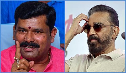 மன்னிப்பு கேட்காவிட்டால் கமல்ஹாசன் படங்களை திரையிட அனுமதிக்க மாட்டோம்: கர்நாடக அமைச்சர் எச்சரிக்கை
