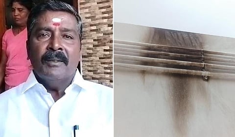 முன்னாள் ஊராட்சி மன்றத் தலைவர் வீட்டில் பெட்ரோல் குண்டு வீச்சு