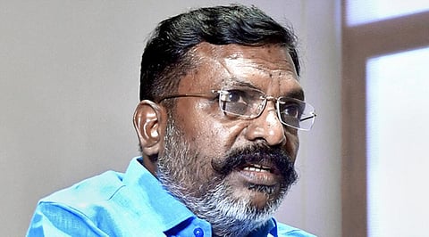 “கூட்டணி ஆட்சி ஆசை காட்டி கட்சிகளை இழுக்க பாஜக முயற்சி” - திருமாவளவன்