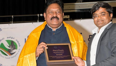 அமைச்சர் தா.மோ.அன்பரசனுக்கு ‘எம்எஸ்எம்இ நண்பன்’ விருது வழங்கல்!