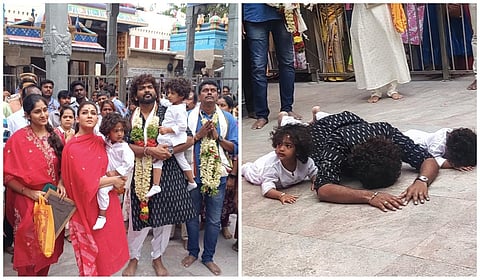 பழநி முருகன் கோயிலில் குடும்பத்துடன் நயன்தாரா சுவாமி தரிசனம்