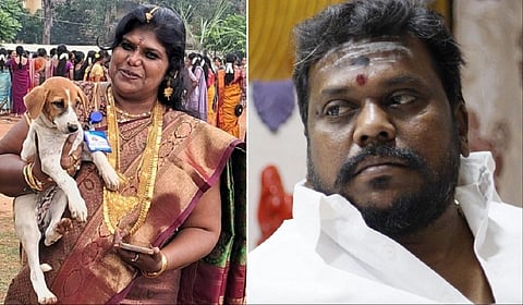 இடது: நிகிதா | வலது: திருமாறன் - கோப்புப் படங்கள்