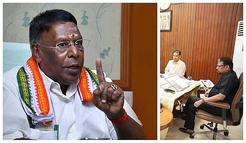 ‘முதல்வர் ரங்கசாமியின் மிரட்டல் ஆளுநர் கைலாஷ்நாதனிடம் எடுபடாது’ - நாராயணசாமி