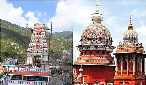 மருதமலையில் 184 அடி உயர முருகன் சிலை அமைக்க தடை கோரிய வழக்கு: வனத்துறை பதிலளிக்க ஐகோர்ட் உத்தரவு