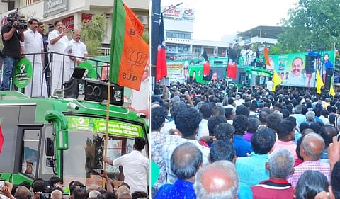 “மக்களுக்காக குரல் கொடுக்கும் அதிமுகவுக்கு பாஜக துணை நிற்கிறது” - எடப்பாடி பழனிசாமி பேச்சு