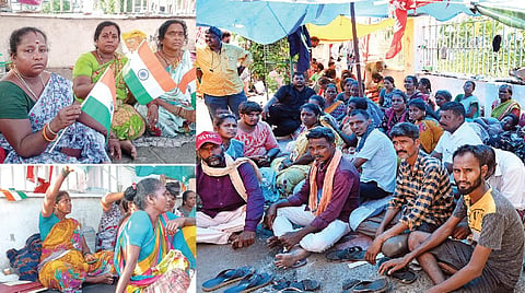 பேரிடரில் துணை நின்றவர்களின் போராட்டம்