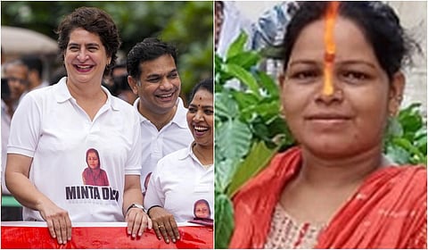“எனது படத்துடன் டி-ஷர்ட் அணியும் உரிமை அளித்தது யார்?” - பிரியங்காவுக்கு மின்டா தேவி கேள்வி