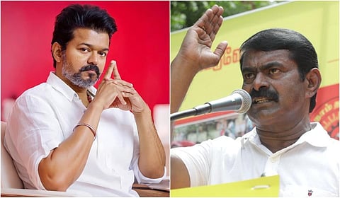 விஜய்யை சீண்டும் சீமான்: நாதக - தவெக இடையே வெடிக்கும் போர்!