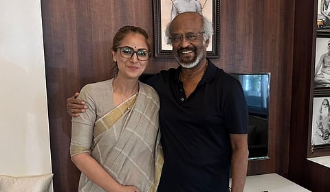 ரஜினியுடன் சந்திப்பு: சிம்ரன் நெகிழ்ச்சி