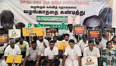 திருவள்ளூர் எம்.பி சசிகாந்த் செந்தில் 2-வது நாளாக உண்ணாவிரதம்