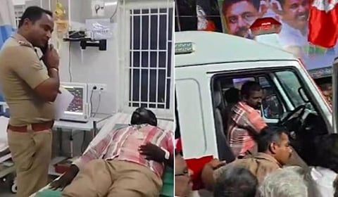 ஆம்புலன்ஸ் ஓட்டுநர் மீது தாக்குதல்: 4 அதிமுக நிர்வாகிகளுக்கு இடைக்கால முன்ஜாமீன்