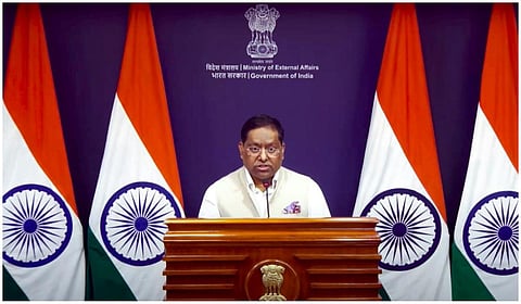 பாக் - சவுதி பாதுகாப்பு ஒப்பந்தத்தின் தாக்கம் குறித்து ஆய்வு செய்து வருகிறோம்: வெளியுறவு அமைச்சகம்