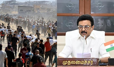 காசா கொடூரத்தை தடுத்து நிறுத்த மொத்த உலகமும் ஒன்றிணைய வேண்டும்: முதல்வர் ஸ்டாலின்