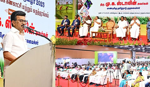 50 ஆண்டுகளுக்கு முன்பே காலநிலை மாற்றம் குறித்து பேசியவர் எம்.எஸ்.சுவாமிநாதன்: முதல்வர் ஸ்டாலின்
