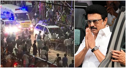 கரூர் விரைந்தார் முதல்வர் ஸ்டாலின் | தவெக கூட்ட நெரிசல் சம்பவம்