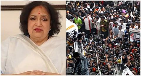“கூட்டங்களுக்கு குழந்தைகளை கூட்டிச் செல்வதை தவிர்க்க வேண்டும்” - லதா ரஜினிகாந்த் வேண்டுகோள்