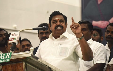 எடப்பாடி பழனிசாமி - கோப்புப் படம்.