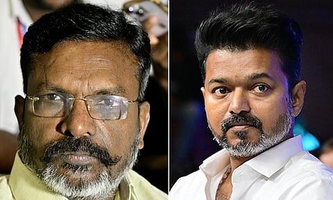 பாஜகவின் அரசியல் நோக்கத்துக்கு விஜய் பலியாகிவிடக் கூடாது: திருமாவளவன்