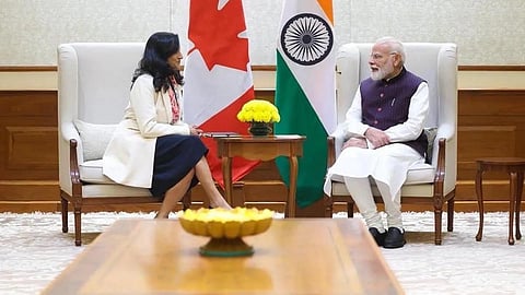 கனடா அமைச்சர் அனிதா ஆனந்த் பிரதமர் மோடியுடன் டெல்லியில் சந்திப்பு
