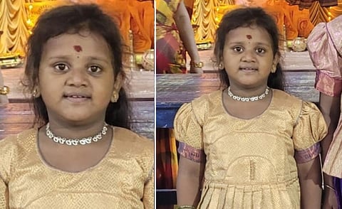 காய்ச்சலில் உயிரிழந்த சிறுமி கார்த்திகா.