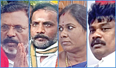 திருமாவளவன், திராவிட மணி, புவனேஸ்வரி, ராஜீவ் காந்தி