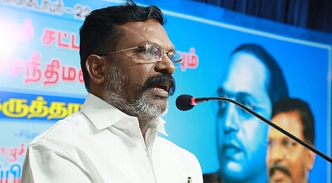 திமுக, விசிக கூட்டணியை சகித்துக் கொள்ள முடியாத பாஜக அவதூறு பரப்புகிறது: திருமாவளவன்