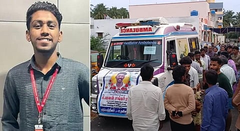 உயிரிழந்த யுவன் சங்கர் | அடுத்தப் படம்: யுவன் சங்கர் உடல் தகனம் செய்ய மின் மயானத்திற்கு கொண்டு செல்லப்பட்டது.