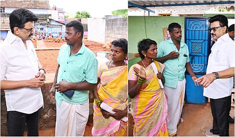 தென்காசியில் மாணவி பிரேமாவுக்கான ‘கனவு இல்லத்தை’ ஆய்வு செய்த முதல்வர் ஸ்டாலின்
