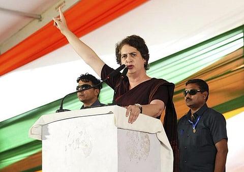 பிஹார் மக்களின் நிகழ்காலத்தைப் பற்றி பாஜக தலைவர்கள் பேசுவதில்லை: பிரியங்கா காந்தி