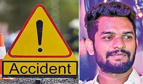 சென்னை - கீழ்ப்பாக்கத்தில் டேங்கர் லாரி, கார் மோதி விபத்து - இளைஞர் உயிரிழப்பு