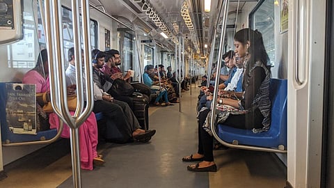 சென்னை மெட்ரோ ரயிலில் அக்டோபரில் 93.27 லட்சம் பேர் பயணம்