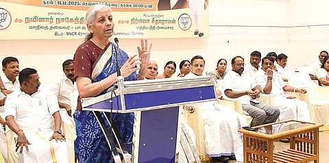 போலி வாக்காளர்கள் ஓட்டுப் போட்டுத்தான் கொளத்தூரில் ஸ்டாலின் ஜெயித்தாரா? - நிர்மலா சீதாராமன் கேள்வி