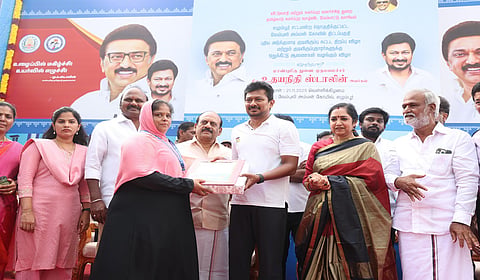தமிழ்நாடு நகர்ப்புற வாழ்விட மேம்பாட்டு வாரியம் சார்பில் 584 புதிய அடுக்குமாடி குடியிருப்புகள் திறப்பு
