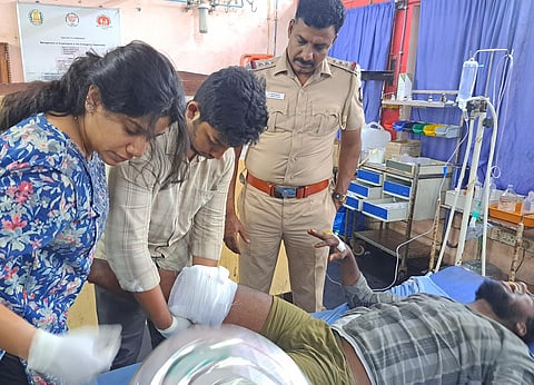 சிதம்பரம் | போலீசை தாக்கிய பிரபல கஞ்சா வியாபாரி துப்பாக்கியால் சுட்டுப்பிடிப்பு