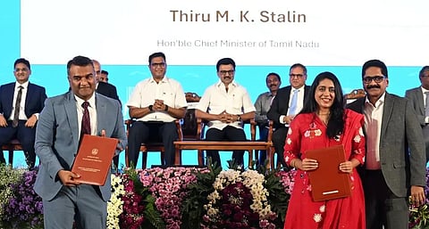 கோவையில் தொழில் முதலீட்டாளர்கள் மாநாடு: ரூ.43,844 கோடியில் 158 ஒப்பந்தம் - முதல்வர் மு.க.ஸ்டாலின் முன்னிலையில் கையெழுத்து