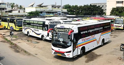 வெளி மாநிலத்துக்கு ஆம்னி பேருந்து 18 நாட்களுக்குப் பிறகு இயக்கம்