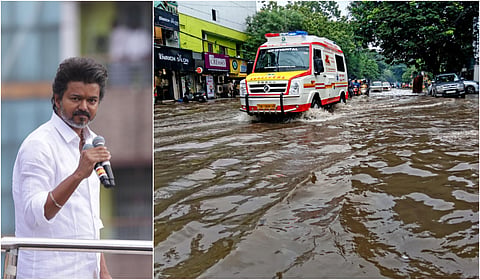“நிதி ஒதுக்கியும் மழைநீர் வடிகால் பணிகள் முடிக்கப்படவில்லை” - தமிழக அரசை சாடிய விஜய்!
