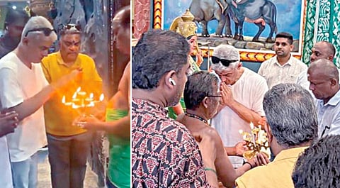 மலேசியா - பத்துமலை முருகன் கோயிலில் அஜித்குமார் சுவாமி தரிசனம்