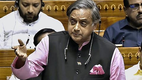 ‘இங்கு கூச்சலிட வரவில்லை’ - காங். எம்.பி. சசி தரூர் பேச்சு