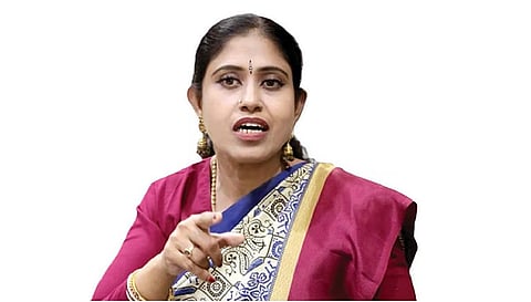 “திமுக கூட்டணியில் இருந்து காங்கிரஸ் கட்சி பிரிந்துவிடும்” - விஜயதரணி ஆருடம்