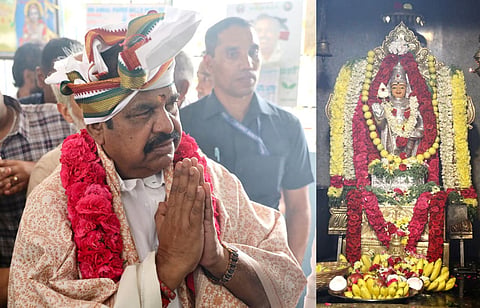 சிலுவம்பாளையம் முருகன் கோயிலில் எடப்பாடி பழனிசாமி சுவாமி தரிசனம்