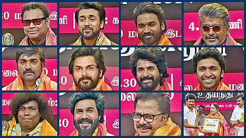 தமிழக அரசின் திரைப்பட, சின்னத்திரை விருதுகள்: துணை முதல்வர் உதயநிதி ஸ்டாலின் வழங்கினார்