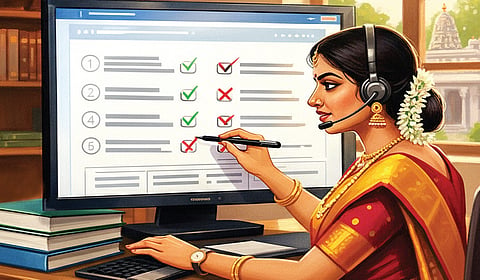 ‘ஆன்ஸ்க்ரீன் மார்க்கிங்’ முறை - மாணவர்களுக்கு நெருக்கடி