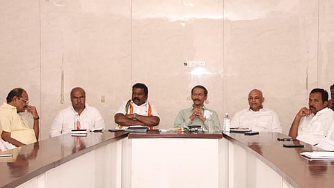 தொகுதிப் பங்கீடு தொடர்பாக திமுக - காங்கிரஸ் இன்று பேச்சுவார்த்தை