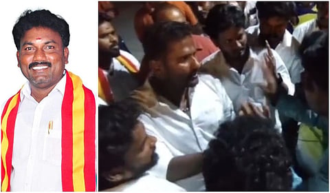 ‘ஜனநாயகன்’ டிக்கெட் பிரச்சினை: மேட்டூர் அருகே வேட்பாளரை நுழைய விடாமல் தடுத்த தவெகவினர்