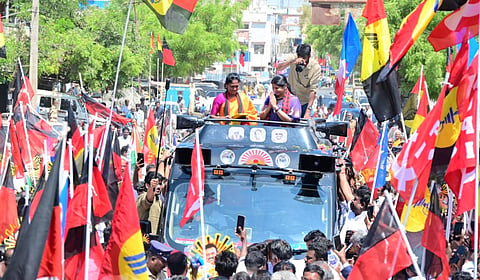 கனிமொழி பிரச்சாரம் 