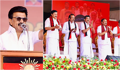 முதல்வர் ஸ்டாலின் பரப்புரை 