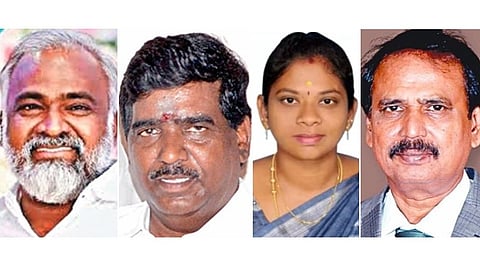 காங்கிரஸ் - துரை. சந்திரசேகர் | அதிமுக - பி.பலராமன் | நாதக - ராஜாத்தி | தவெக - ரவி |