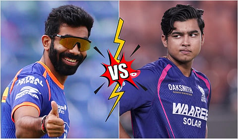 பும்ரா Vs சூரியவன்ஷி: ராஜஸ்தான் - மும்பை இந்தியன்ஸ் போட்டியின் சுவாரஸ்யம்!