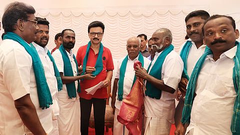 திமுக கூட்டணிக்கு ஆதரவு - ஸ்டாலினை நேரில் சந்தித்த பல்வேறு சங்க நிர்வாகிகள்